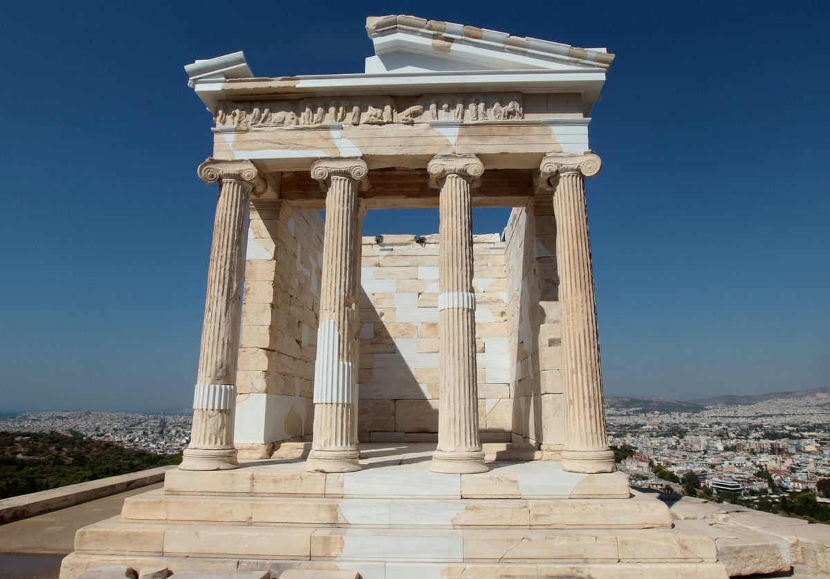 The Temple of Athena Nike. 